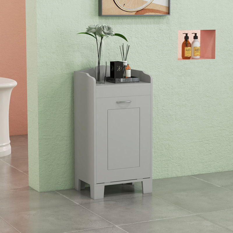 Rangement pour salle de bain Cabinet, Gris