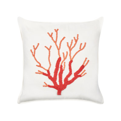 Cassilyn Animal Print White Square Cushion