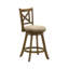 Tabouret de bar pivotant en bois Kodi-926360655-926360653-926360649