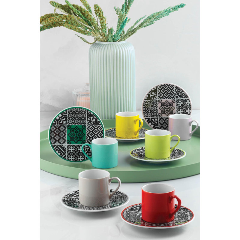 Ensemble tasse à café et soucoupe