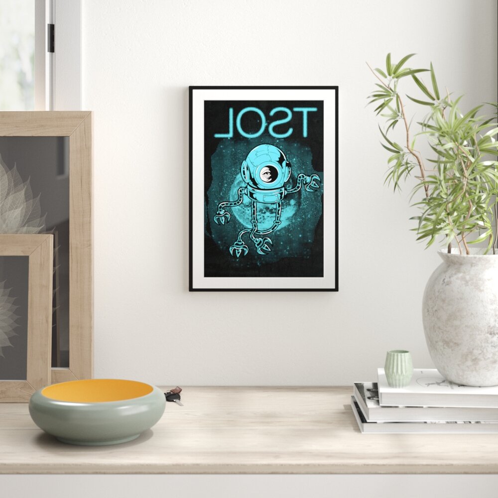 Gerahmtes Poster Lost Black