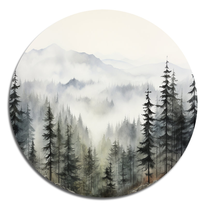 Hansigne - Art floral rond en métal, H 29 po x l 29 po