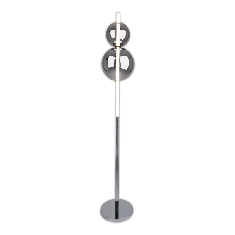 LED Chrome Floor Lamp