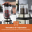 GEEPAS 500W 2 in 1 Food Jug Blender with 1.5L Glass Jar