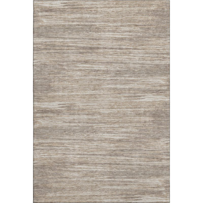 Premium Machine Washable Prisco Taupe Rug