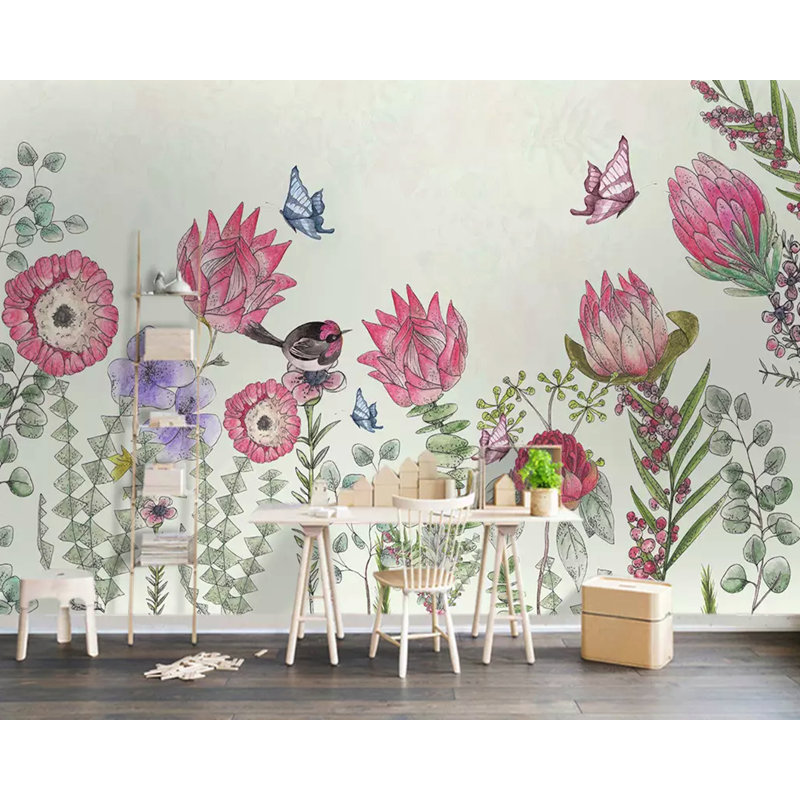Yosilin Wall Mural, 114" L x 204" W