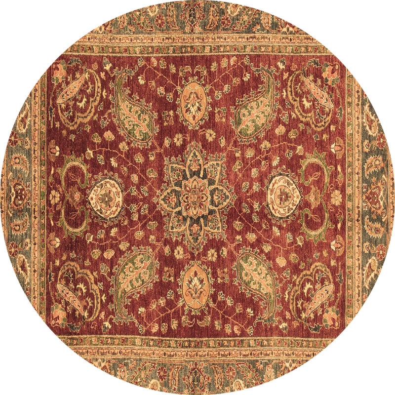 Oriental Indoor Rug, Round 5'