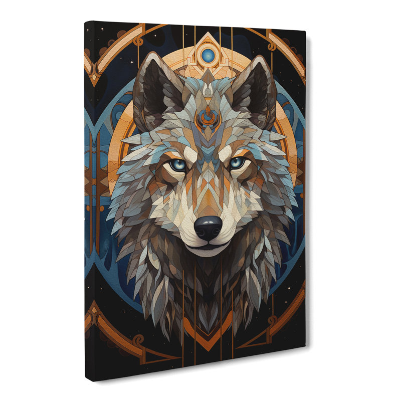 Wolf - No Frame Print, 60cm H x 40cm W x 3cm D