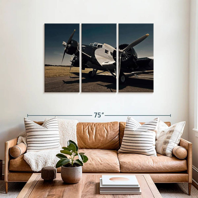 Junkers Ju 52 Aircraft, 36" H x 57" W
