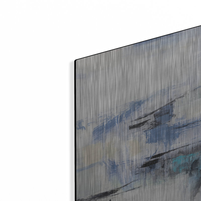 Art mural en métal luxueux «Daylight» par Silvia Vassileva, 24 po x 24 po, H 24 po x l 24 po