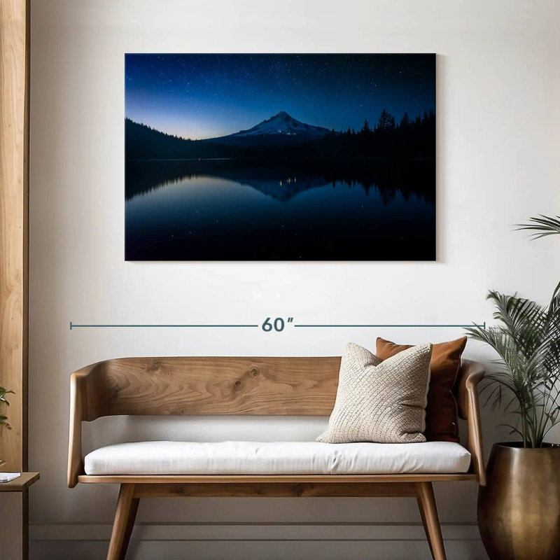 Alvord Mount Hood Nightscape, 30" H x 45" W