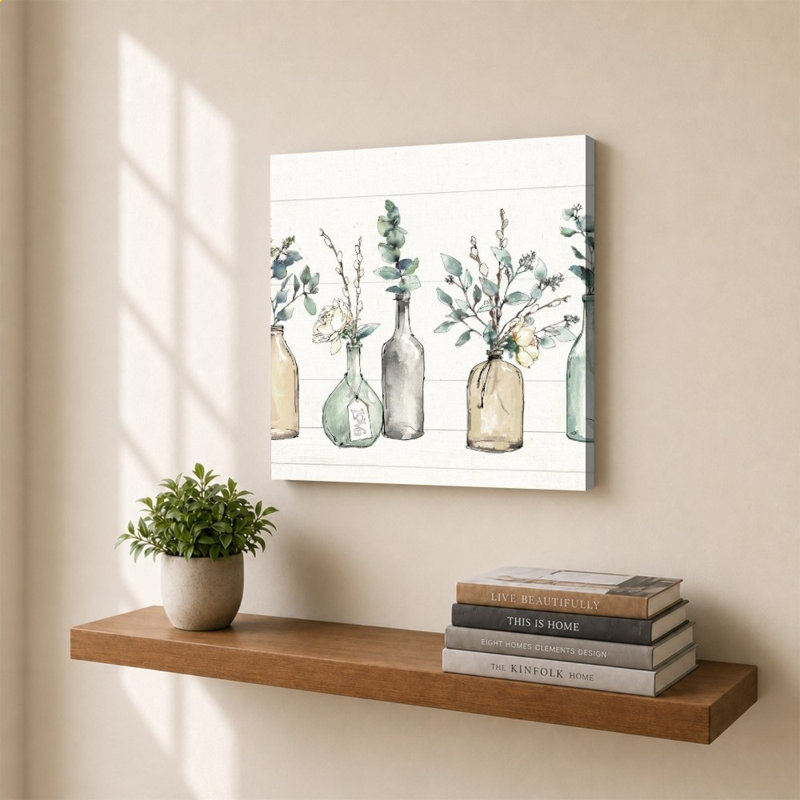 «Modern Farmhouse I 2» par Anne Tavoletti - Impression sur toile, H 30 po x l 30 po, Ne s’applique pas
