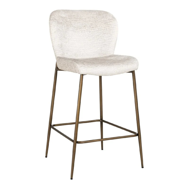 Darby Counter Stool, Cream, Gold