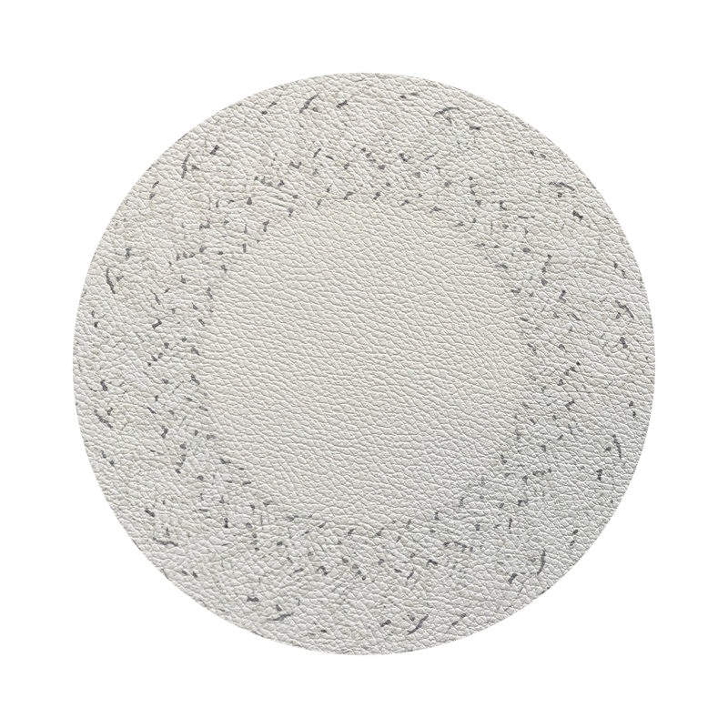 Napperon en cuir Raffia, Amagansett - blanc