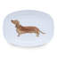 Friends Tan Dachshund Platter