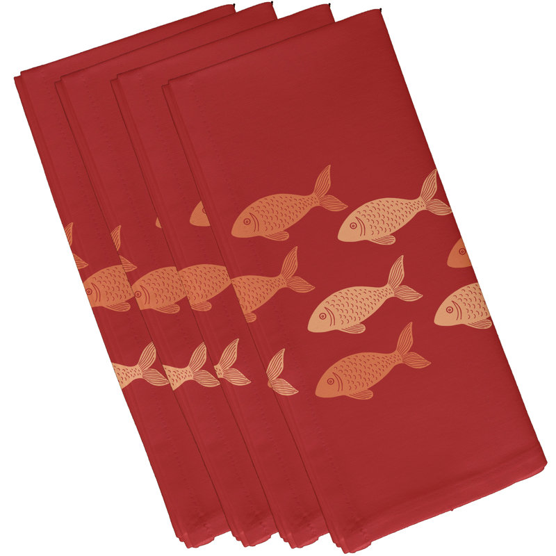 Ensemble de serviettes 4 pièces Eastbourne, L 18 po x L 18 po, Corail