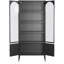 Armoire de rangement en métal à quatre portes 70,94 pouces Benton