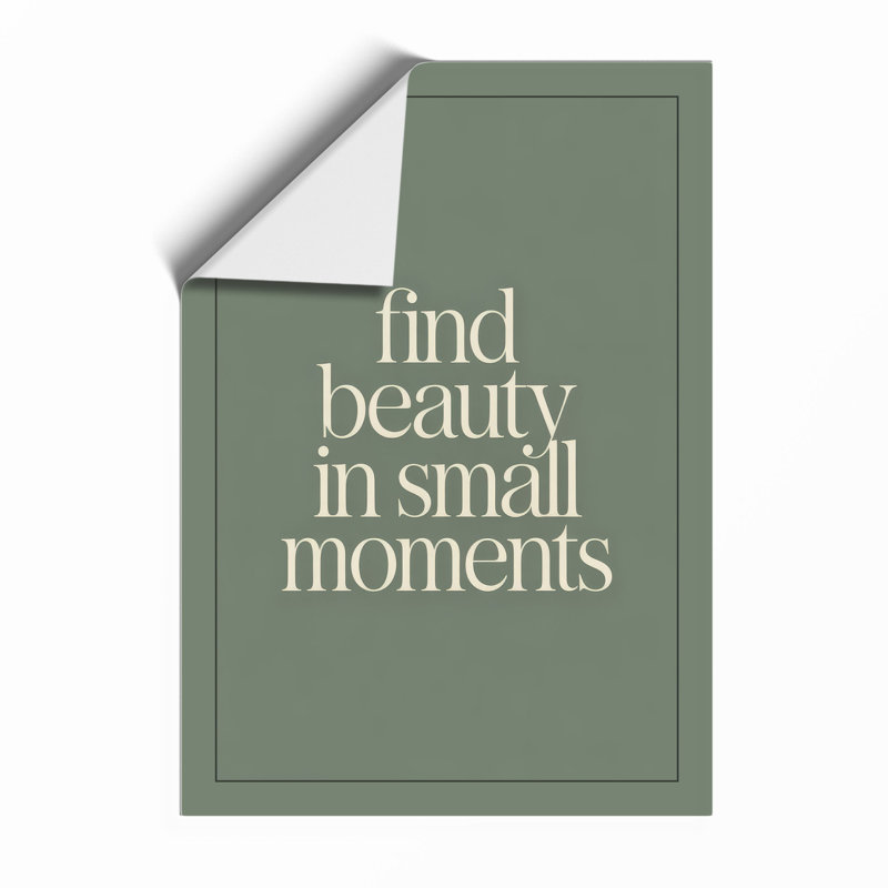 1 Piece Wall Art, A4 - 29.7 x 21.0 cm, Unframed