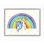 «Unicorn and Narwhal Dab Dance Rainbow» par Ziwei Li - impression d'art graphique