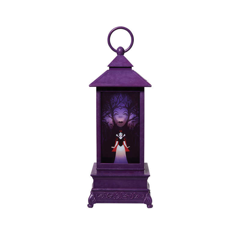 Lanterne illuminée en forme de neige avec vitrine Disney