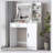 Elegant Vanity Desk With Mirror & Light, Large Drawer Three Level Storage, Adjustable Brightness For Bedroom-1737120287