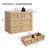 30.7'' Nightstand For Bedroom With 3 Drawers, Mid Century Modern Wooden Closet Storage Organizer-1233249319-1228232385