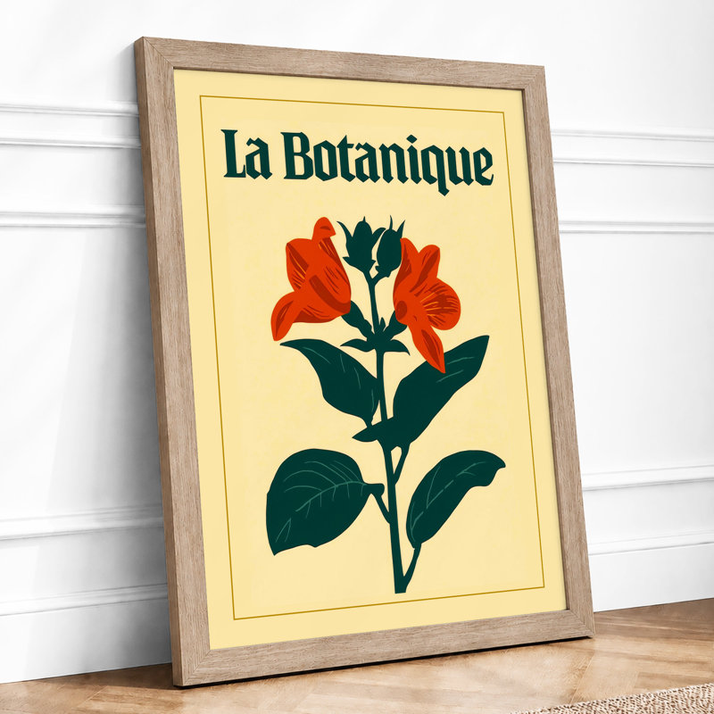 La Botanique Botanical - Framed Print, Oak, A3 - 42.0 x 29.7 cm