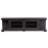 Baxton Studio Viveka Grey Brown TV Stand with Glass Doors for TVs up to 75 Inches 20.48"H