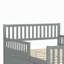 Lit plateforme en bois avec garde-corps des deux côtés et deux tiroirs de rangement-804662731-804662732