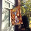 Chat en feuilles d'automne-112700482