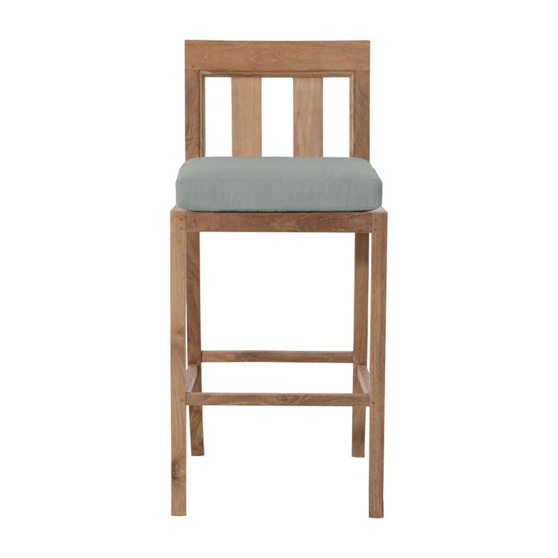 Ensemble de bar en bois massif avec tabourets Starlita, Granit