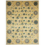 Suzani One-of-a-Kind 9' 1" X 12' 7" Hand Knotted Area Rug