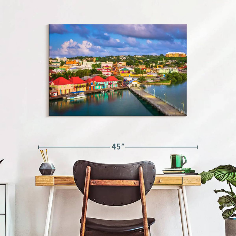 Gillard Bridge To Saint John's, 26" H x 39" W