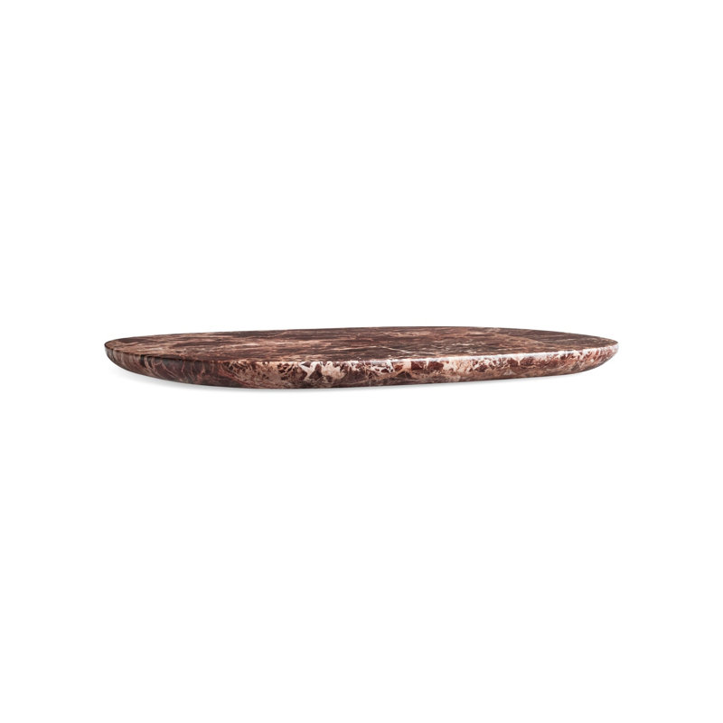 Delicious Marble Decorative Tray, 1" H x 16" W x 13" D, Cherry Marble