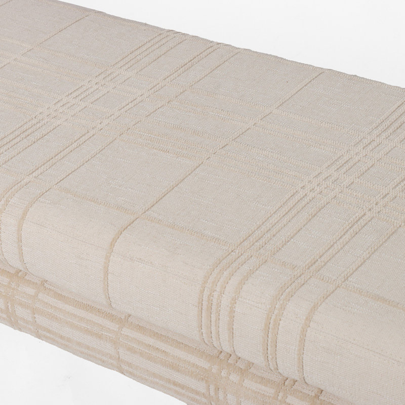 Banc à boucles 70 po Geordi, Ivoire Sheffield
