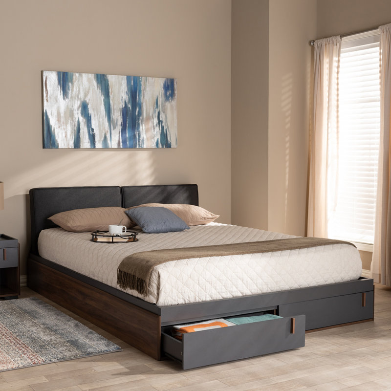 Brixham Upholstered Platform Storage Bed