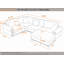 Canapé modulaire en chenille 5 places-129974424