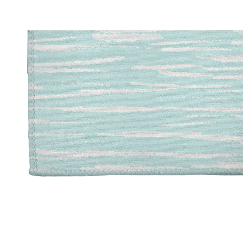 Spectrum Strands Non-Slip Outdoor Rug, Runner 2'6" x 8'