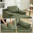 Boneless 68" L X 48" W Oversized Chaise Lounge Chair Corduroy Upholstered Sleeper Sofa Bed With Wide Pillow Armrest - No Assembly Required-773898550
