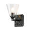 Alpha 1 Light Wall Sconce With Glass-1183468432