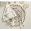 Nautilus Placemat in Champagne/Gold/White