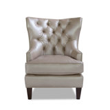 Roberts Leather Wingback Chair