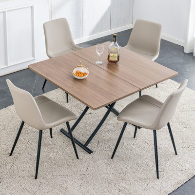 Tyrek 4 - Person Cross Legs Dining Set
