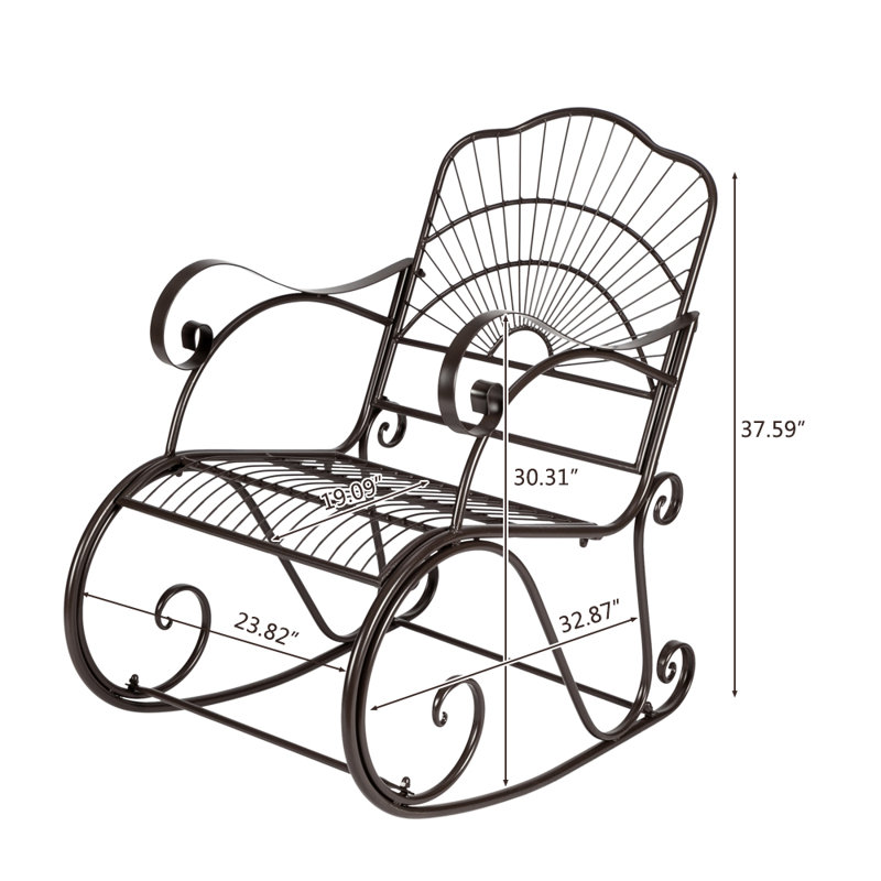 Tyonna Metal Outdoor Chair