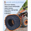 Ensemble de 2 pneus tout-terrain de VTT 20x11-9 6PR Tubeless UTV, pneus en caoutchouc robustes résistants à l'usure et à la traction pour le sentier de sable boue