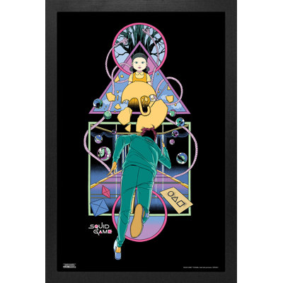 Squid Game S2 - Anime Games 11x17 Gel-Coat Framed Print
