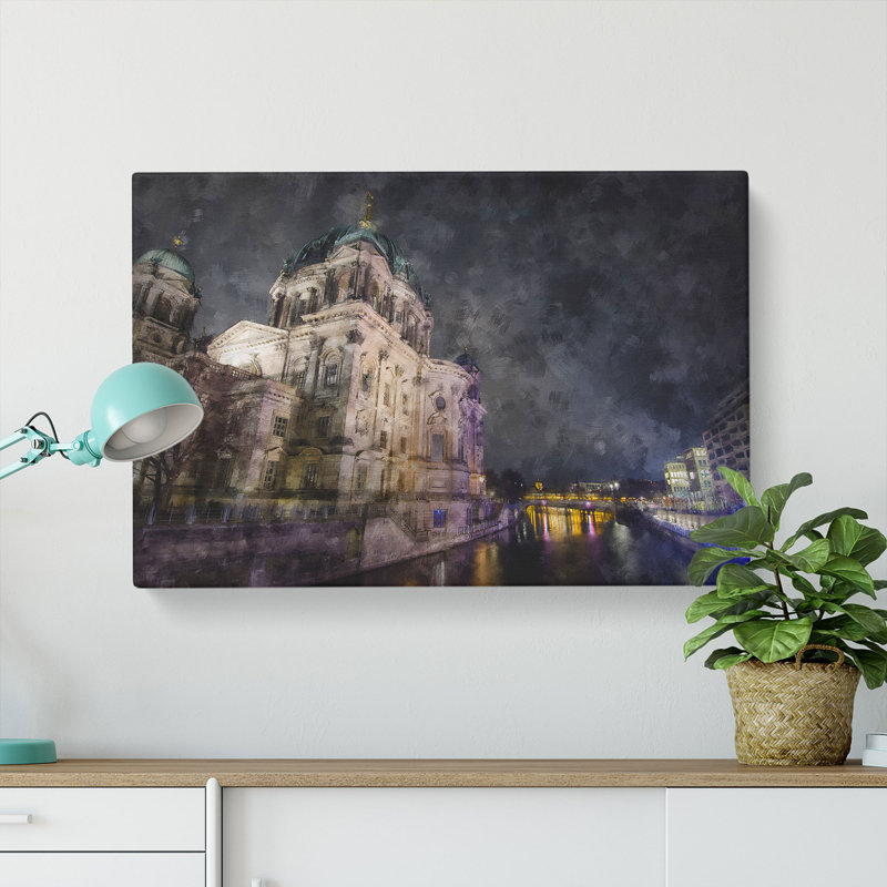 Berlin Cathedral In Germany - Wrapped Canvas Painting, 60cm H x 91cm W x 3cm D