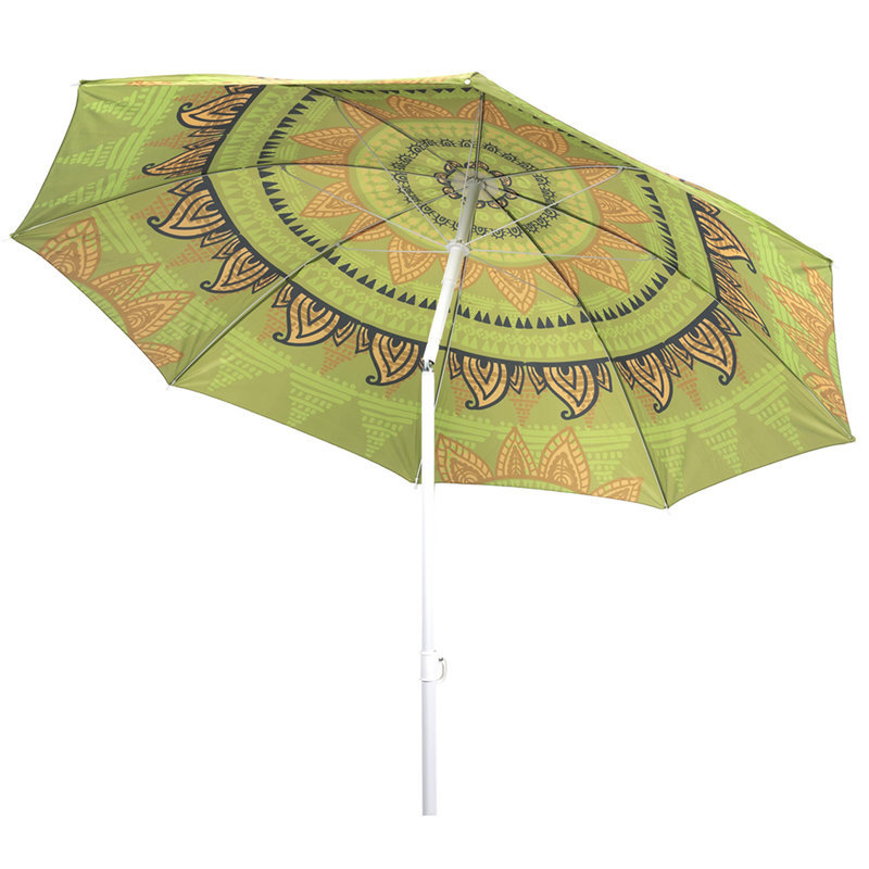 1.9m Traditional Parasol, Green