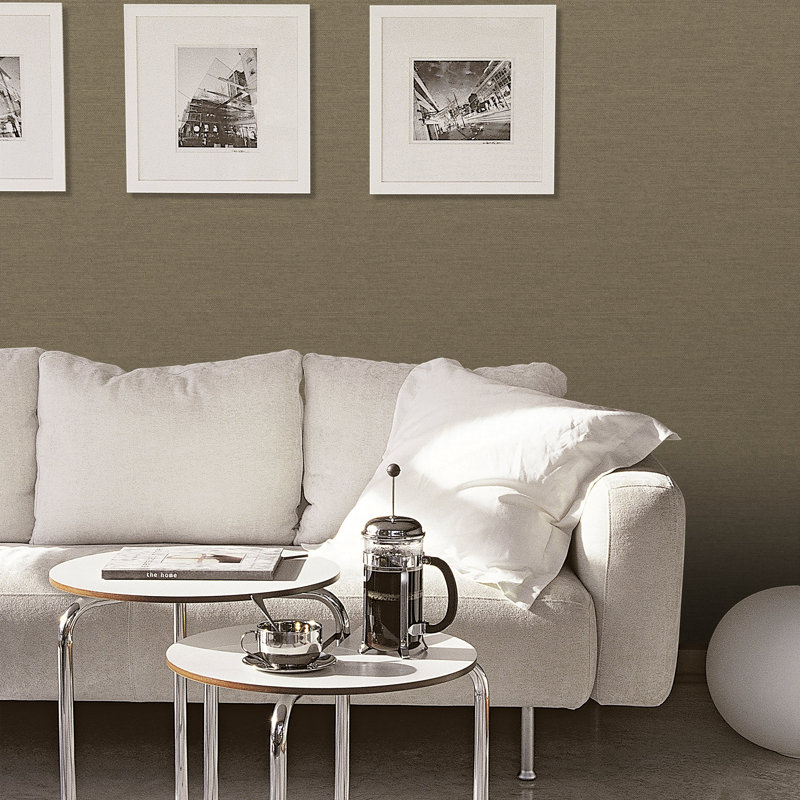 Boutique Horizontal Weave Wallpaper Roll, Bronze