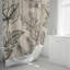 Rideau de douche avec tapis de bain-1009095436